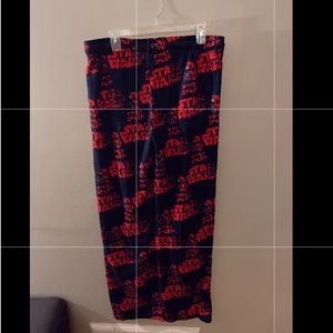 Navy Blue and Red Star Wars Pajama Pants